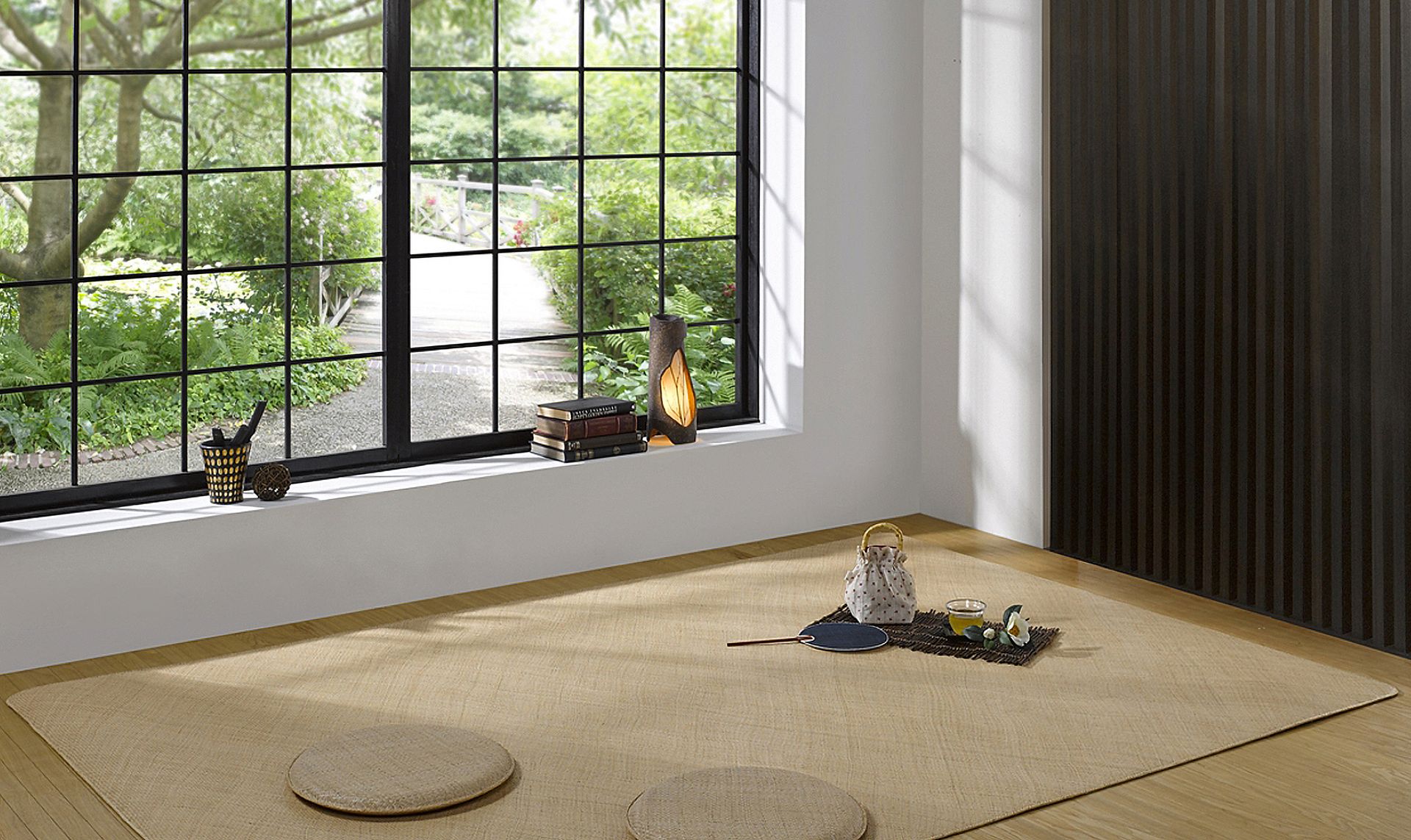 Summer Fabric Rug by Hagihara