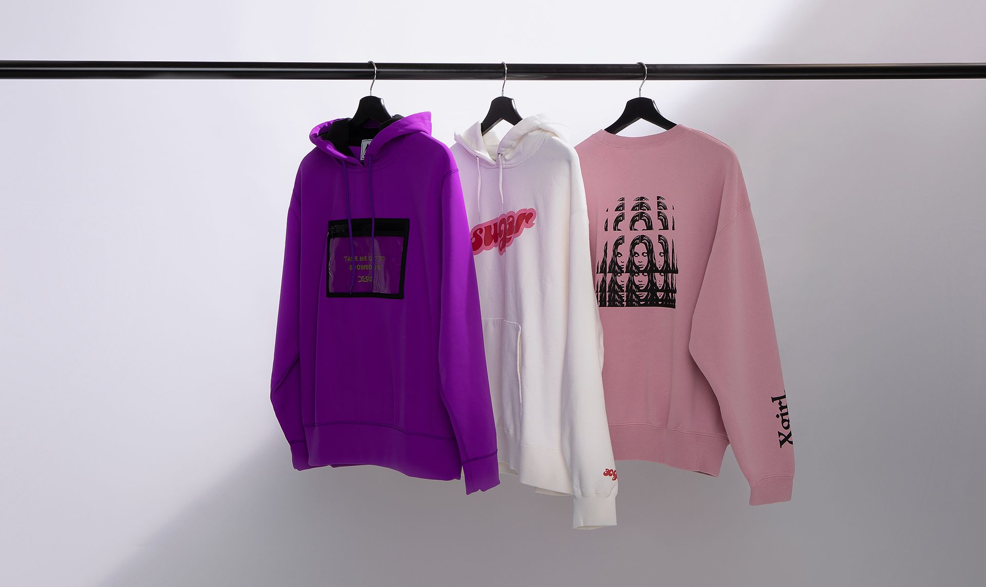 X-girl Hoodie & Cut and Sewn collection
