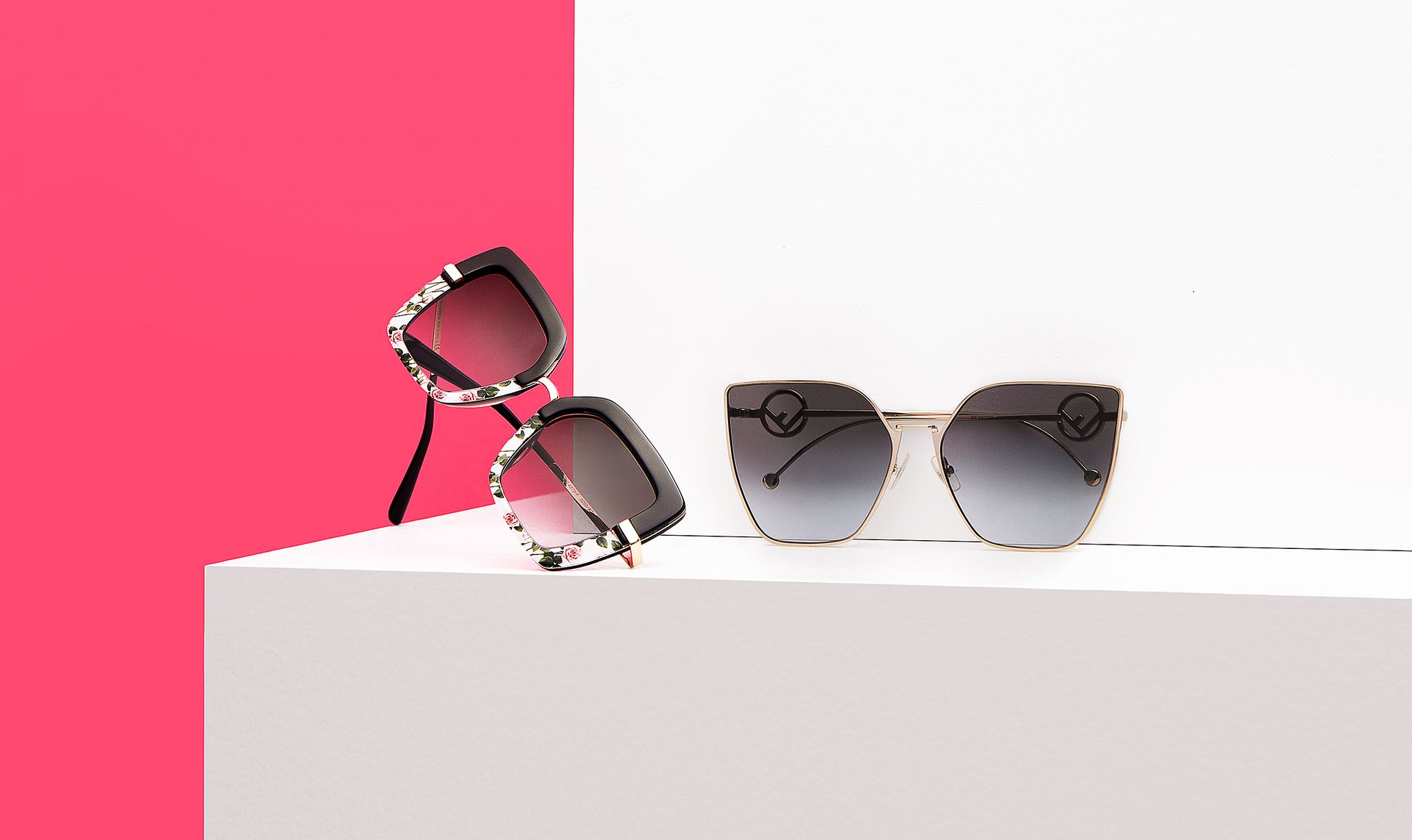 Luxury sunglass selection