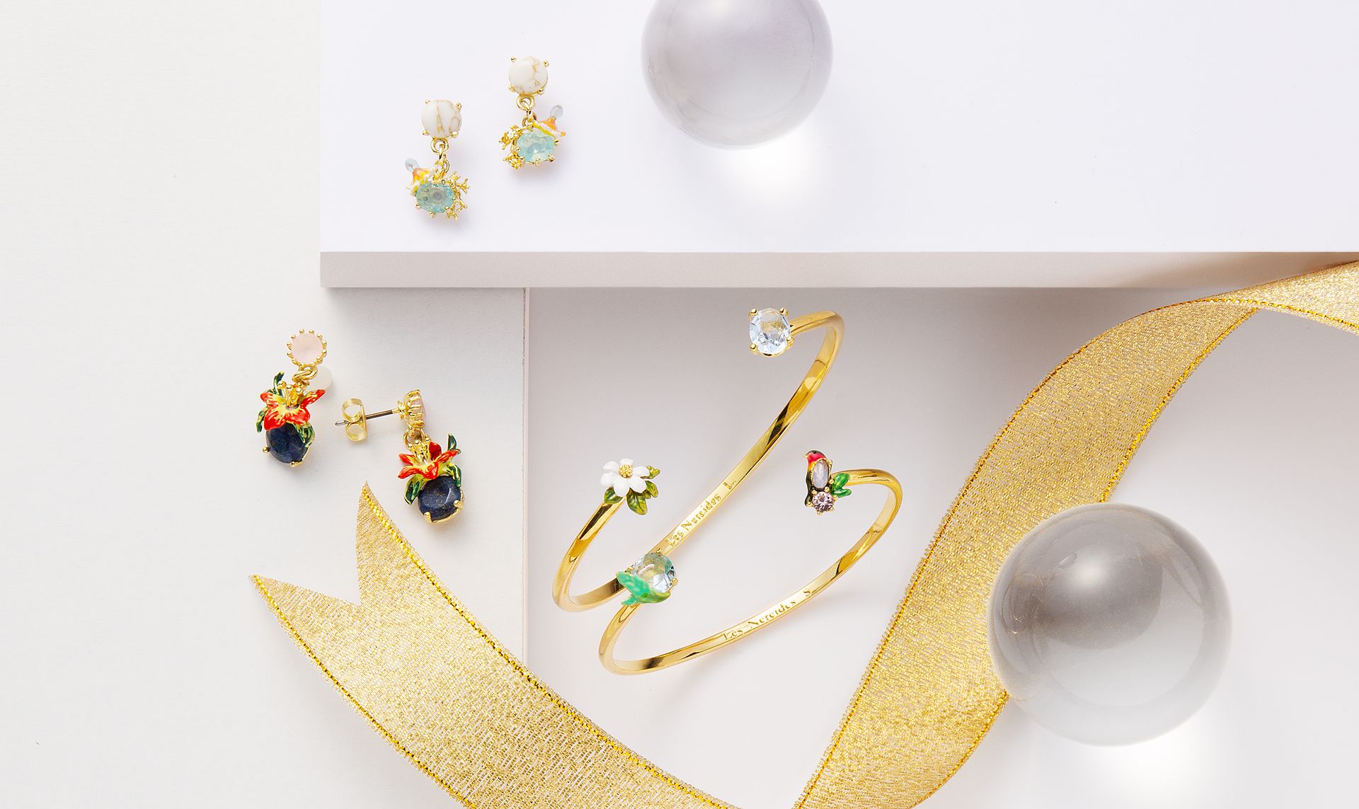 Les Néréides：Earrings & Bracelets