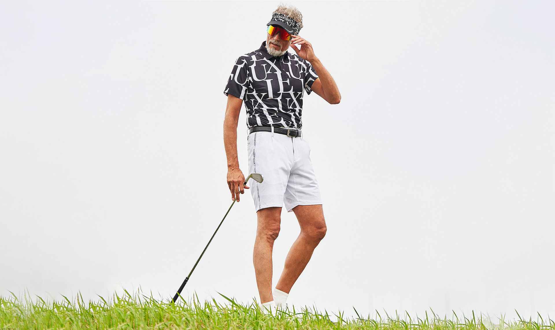 ゴルフ 【現行品・美品】AKM PLUS LUXE GOLF POLO