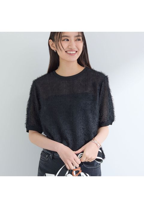 ヘアリージャカードトップス ホワイト - 3